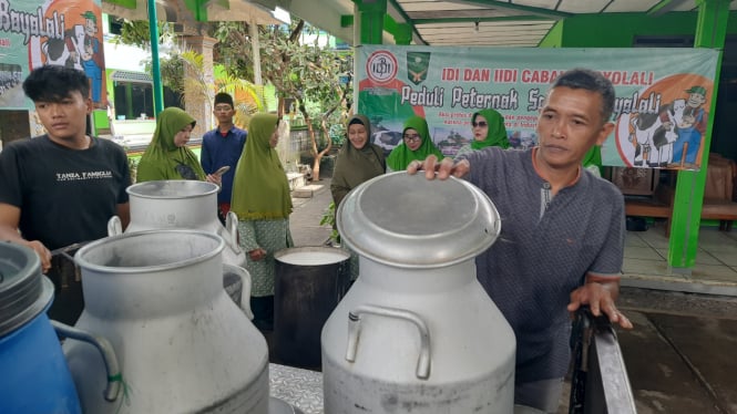 Aksi dokter beli susu Boyolali