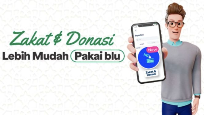 Fitur Zakat dan Donasi di blu by BCA Digital