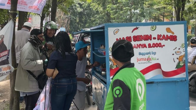 Aksi Nasi Senin-Kamis Murah di Medan (Doc: Istimewa)