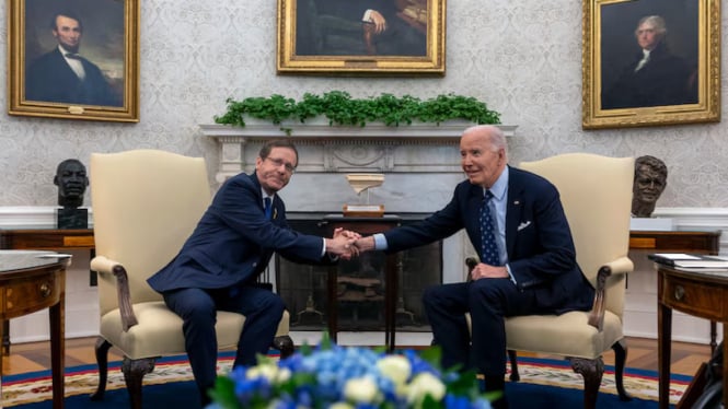 Biden dan Herzog Bahas Konflik Gaza dan Lebanon