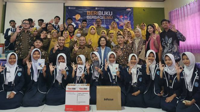 SANF gelar seremoni simbolik kegiatan “Beri Buku, Berbagi Ilmu”