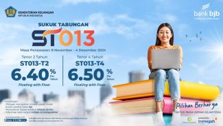 Bank bjb Tawarkan SBN Ritel ST013 dengan Imbal Hasil Hingga 6,50%