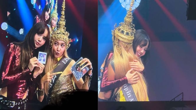 Pemenang kostum terbaik di Fan Meetup Lisa