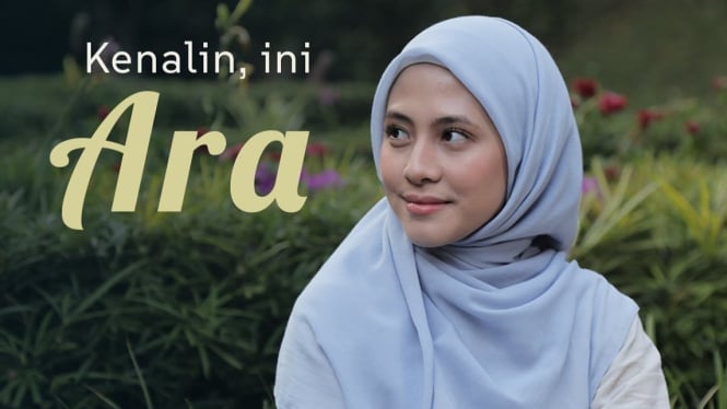 Zara Adhisty berperan sebagai Ara dalam film terbarunya, Cinta Dalam Ikhlas.