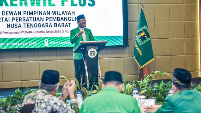 Plt Ketum PPP Muhamad Mardiono di NTB (Istimewa)