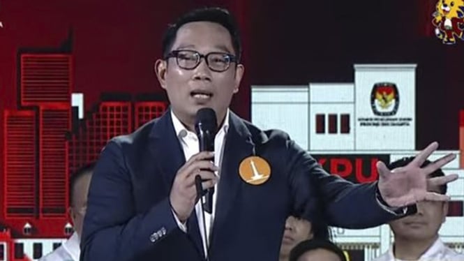 Ridwan Kamil, Debat Ketiga Calon Gubernur dan Wakil Gubernur Jakarta