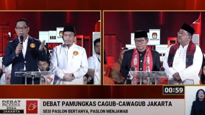 Debat Pilkada DKI Jakarta.