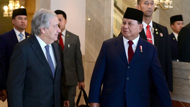 Presiden Prabowo Bertemu Sekjen PBB Antonio Guterres