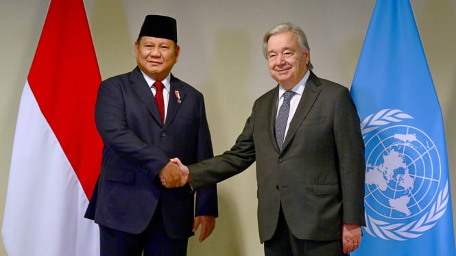 Presiden Prabowo Bertemu Sekjen PBB Antonio Guterres