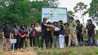 Pulihkan Hutan Bekas Tambang, Aksi Nyata Kelompok Tani Selamatkan Lingkungan Bersama BRI Menanam-Grow & Green