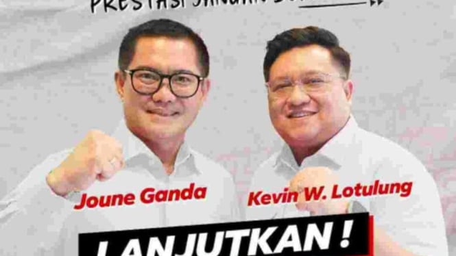 Pasangan cabup dan cawabup Minahasa Utara, Joune Ganda-Kevin Lotulung