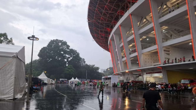 Suasana SUGBK jelang Timnas Indonesia Vs Arab Saudi