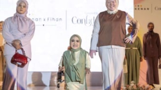 Pertunjukan Fesyen Hijab Indonesia Hadirkan Inklusif Model di Catwalk,  Salah Satunya Down Syndrome