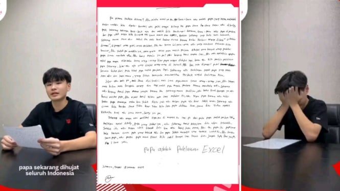 Haru! Anak Ivan Sugiarto Ungkap Isi Hati di Sepucuk Surat: Semua Gara-gara Aku, 