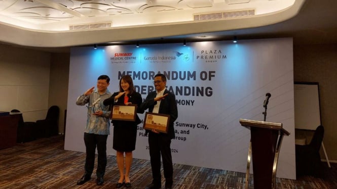 MoU Sunway Medical Centre (SMC), Garuda dan Plaza Premium Group