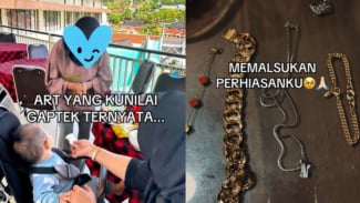 Viral! ART Gasak dan Palsukan Perhiasan Majikan di Bandung