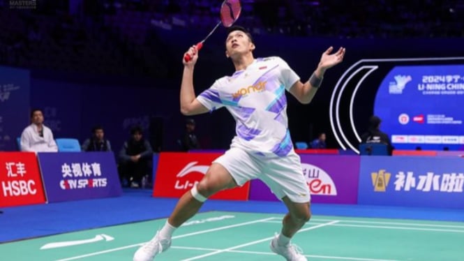 Tunggal putra Indonesia Jonatan Christie