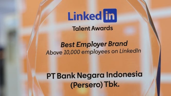 Sabet Best Employer Brand on LinkedIn Talent Awards Indonesia 2024, BNI Pimpin Masa Depan Dunia Kerja