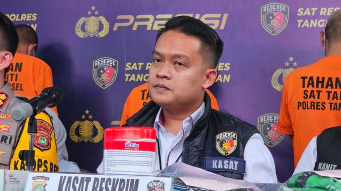 Kasat Reskrim Polres Tangsel AKP Alvino Cahyadi