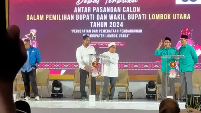 Paslon Pilbup Lombok Utara Lalu Muchsin Effendi-Junaidi Arif