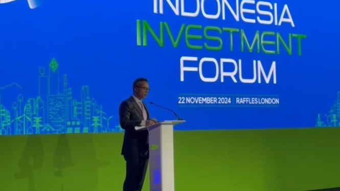 Ketua Umum Kadin Indonesia Anindya Bakrie di Indonesia Investment Forum