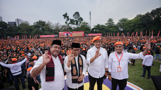 Apel Siaga Anies Baswedan bersama Pramono Anung-Rano Karno