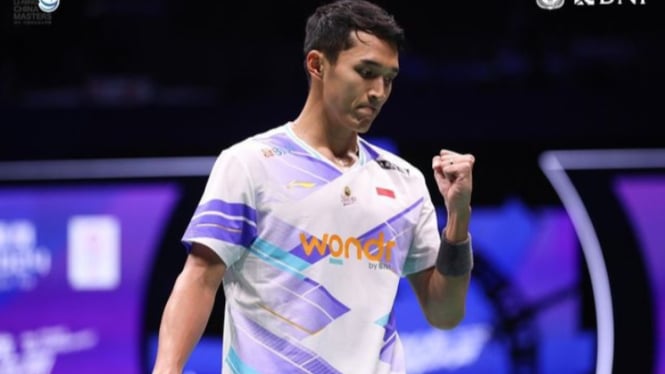 Tunggal putra Indonesia Jonatan Christie