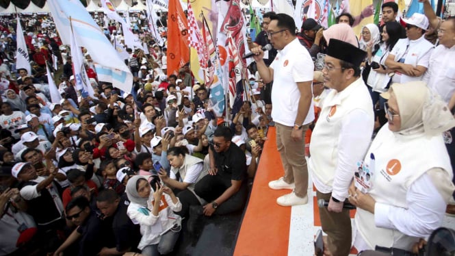 Kampanye Akbar Ridwan Kamil-Suswono Pilkada Jakarta