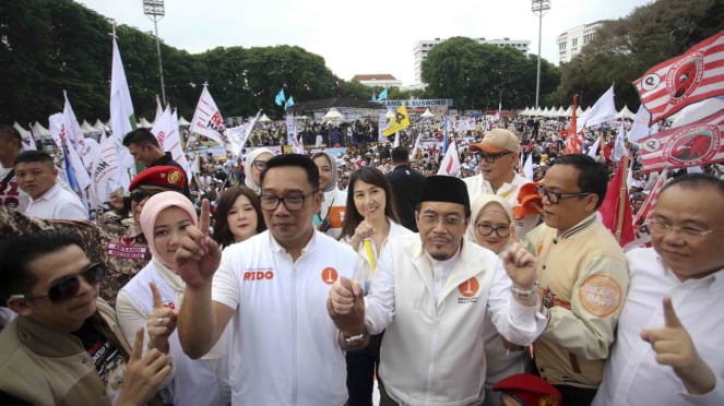 La gran campaña de Ridwan Kamil-Suswono para las elecciones regionales de Yakarta