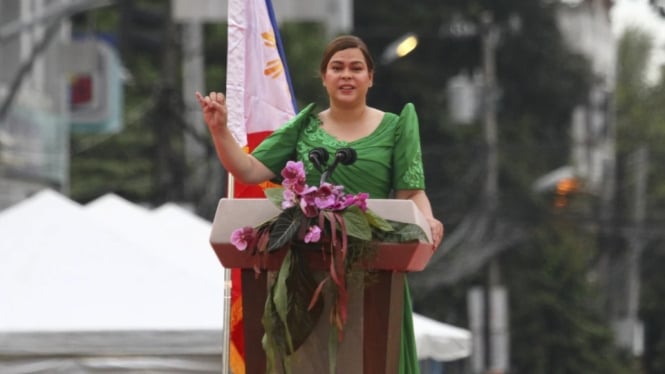 Wapres Filipina Sara Duterte (Doc: AP Photo/Manman Dejeto)