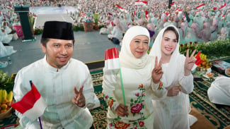  Khofifah-Emil Unggul di Pilkada Jatim, Risma-Hans dan Luluk-Lukman Sulit Mengejar