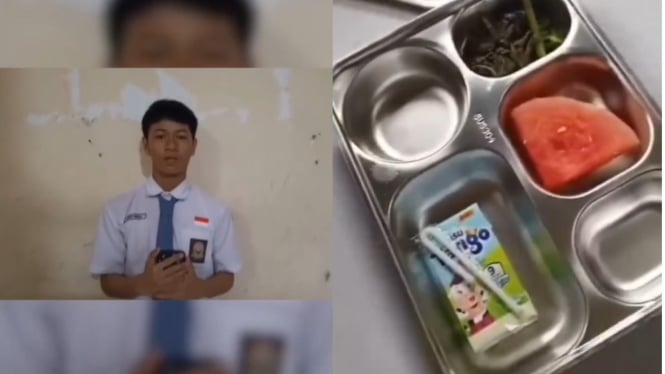 Rekam Makan Siang Gratis Tak Seusai Porsi, Siswa Minta Maaf ke Partai Gerindra