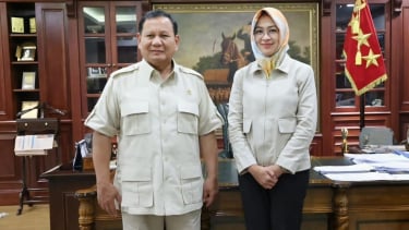 Prabowo Subianto y Airin Rachmi Diany