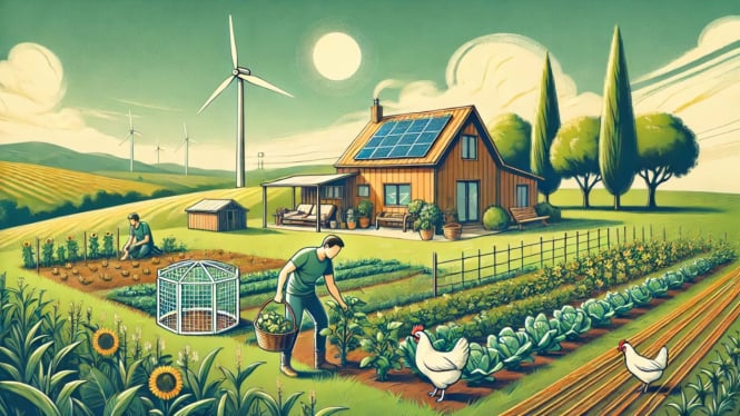 Ilustrasi homesteading