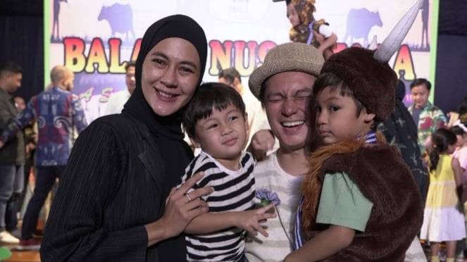 Paula, Baim, Kinao, dan Kenzo