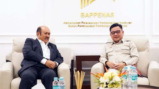 Gubernur Lemhannas RI Ace Hasan Syadzily dan Kepala Bappenas Rachmat Pambudy