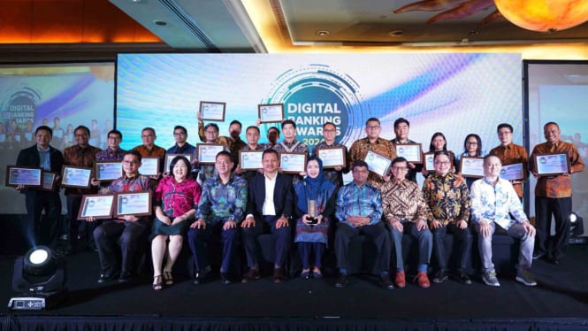 Foto pemenang Digital Banking Awards (DBA) 2024