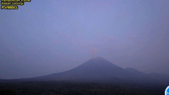 Erupsi Gunung Semeru.