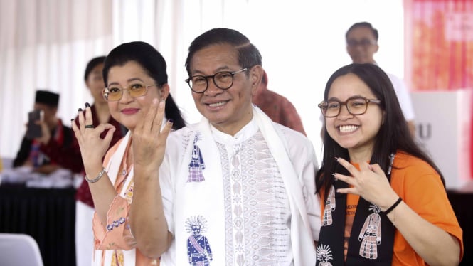 Pramono Anung, Nyoblos Pilkada DKI 2024 Bareng Anak Istri