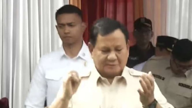 Presiden Prabowo nyoblos Pilkada Serentak 2024.