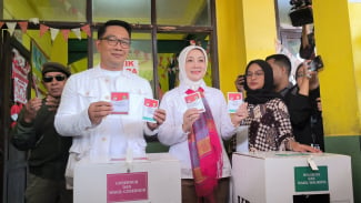 Meski Nyoblos di Bandung, RK Tegaskan Komitmen Membangun Jakarta