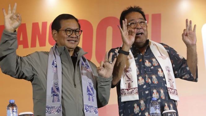 Pramono Anung-Rano Karno Tanggapi Hasil Perhitungan Cepat Pilkada DKI Jakarta