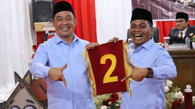 Cabup Kabupatan Bungo, Jambi Juniwan Aguza dan Wakilnya Maidani Unggul Sementara 