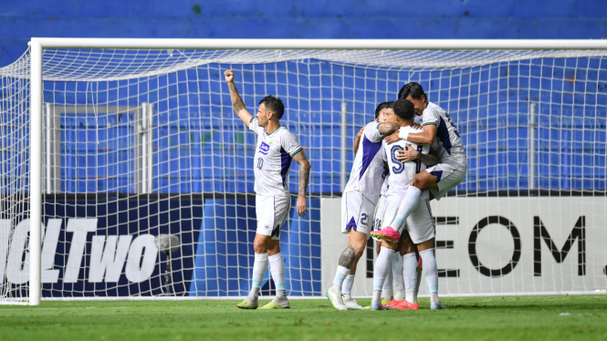 Persib Bandung merayakan gol ke Gawang Port FC di AFC Champions League 2 (Dok 2024 Asian Football Confederation) 