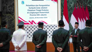 Teguh Setyabudi Rotasi Pejabat DKI, Kasatpol PP Jadi Wali Kota Jakpus