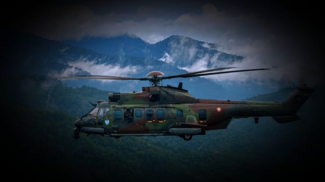 VIVA Militer: Helikopter Caracal TNI AU