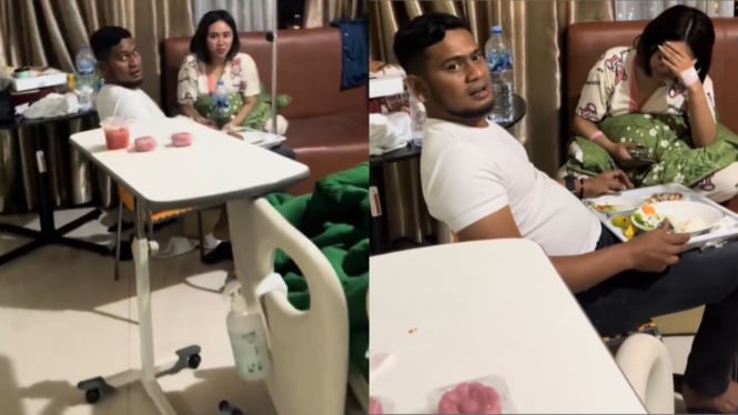 Viral Istri Pergoki Suami Jenguk Selingkuhan di Rumah Sakit