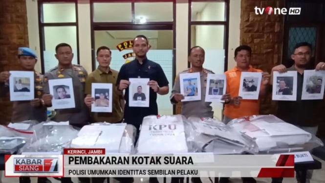 Polisi Tetapkan 9 Identitas Pelaku Pembakaran TPS di Jambi