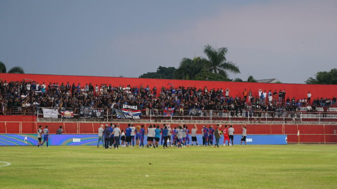 Laga Arema FC di Stadion Soepriadi, Kota Blitar. (Dok Arema FC) 