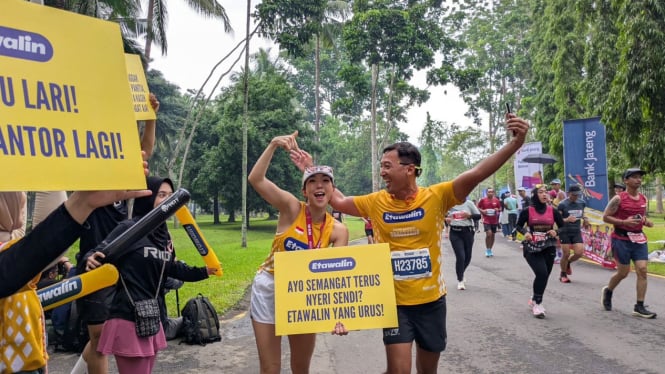 Gisella Ikut Borobudur Marathon 2024